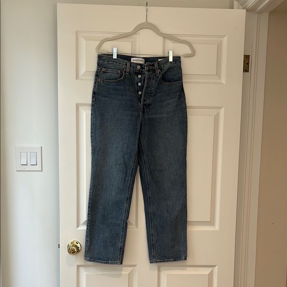 NWT Denim Forum Joni High Rise Loose in size 26